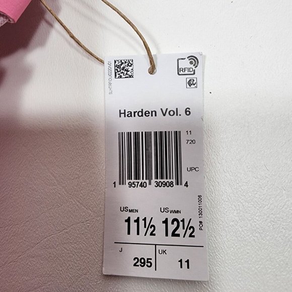 ADIDAS Harden Vol 6 Monogram Pink Cloud Basketball Shoes Men's Size 11.5 GW9033 - Picture 13 of 14